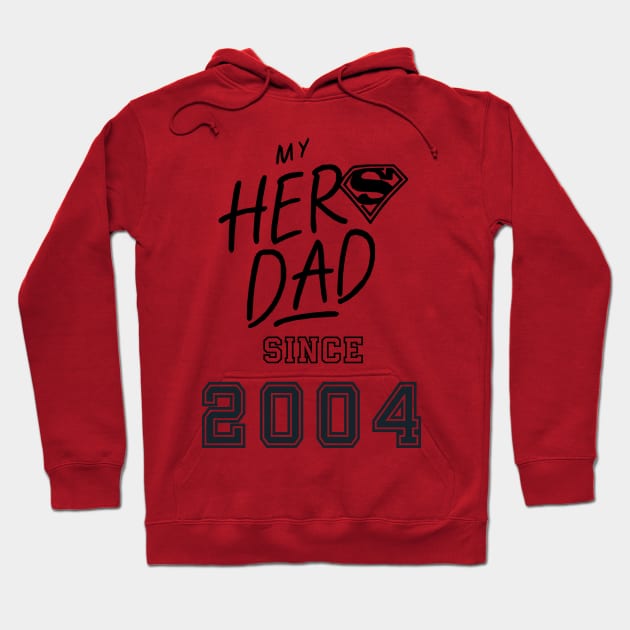 My Hero Dad 2004 Hoodie by DavidBriotArt